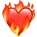Heart on fire